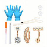 Belly Button Piercing Kit, Free Shipping Canada & US