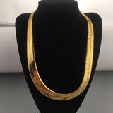Golden Chain Necklace For Men, Classic Clavicle Chain Jewelry