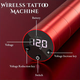 Professional Wireless Tattoo Pen Machine Kit, Free Shipping Canada & US