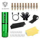 Professional Wireless Tattoo Pen Gun Kit, 2000MAH, Free Shipping Canada & US