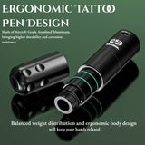 Professional Wireless Tattoo Pen Gun Kit, 2000MAH, Free Shipping Canada & US