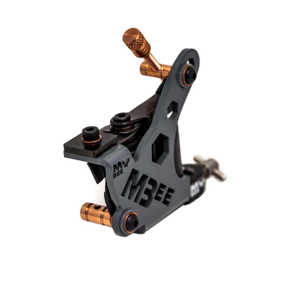 MICKY BEE TATTOO MACHINE, GUNMETAL KILLER BEE, SHADER – TAT Tattoo