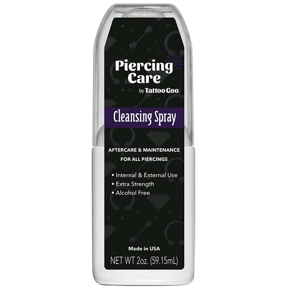 PIERCING CARE CLEANSING SPRAY – 2OZ