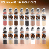WORLD FAMOUS TATTOO INK PINK RIBBON SET