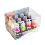 WORLD FAMOUS TATTOO INK 12 COLOR PRIMARY SET 1