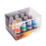WORLD FAMOUS TATTOO INK 12 COLOR PRIMARY SET 3