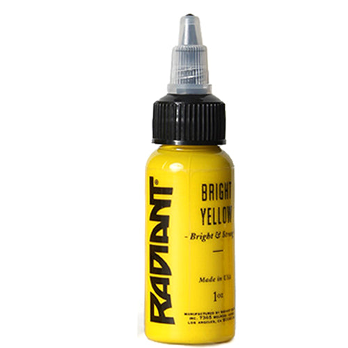 Tattoo Ink: Radiant Colors Bright Yellow