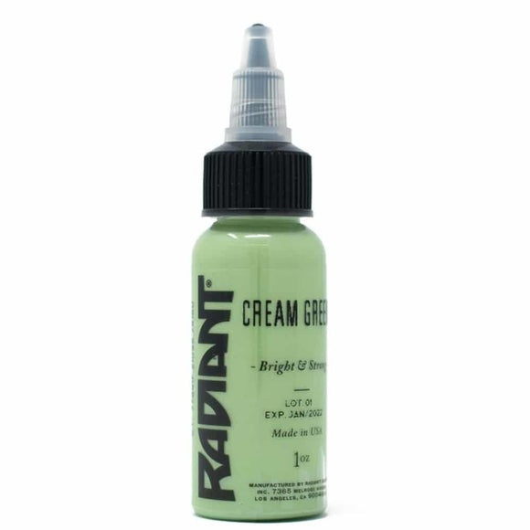 TATTOO INK: RADIANT COLORS CREAM GREEN (PASTEL)