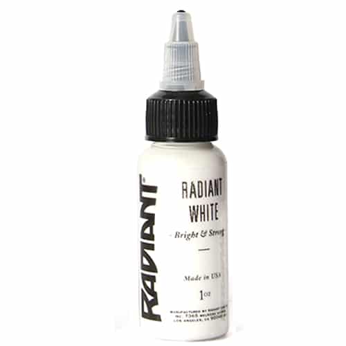 Radiant Colors Tattooing Ink: Radiant White