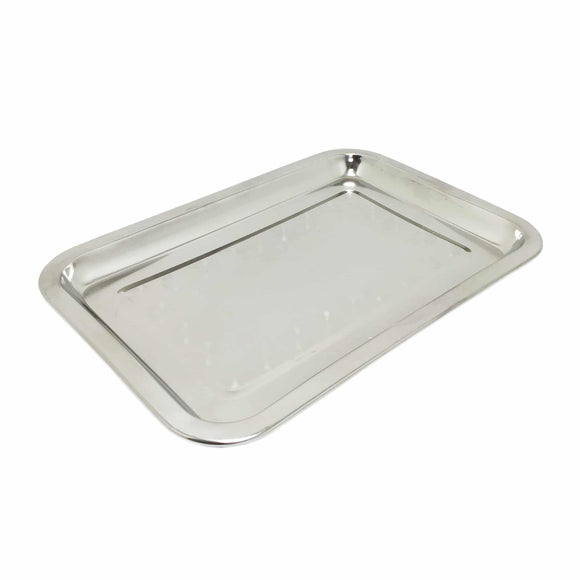 STAINLESS STEEL TATTOO MEDICAL TRAY 12″ X 8.5″